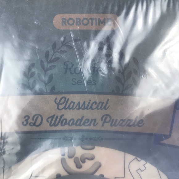 3D Classical Gramophone Wooden Puzzle by Robotime - Picture 5 of 7